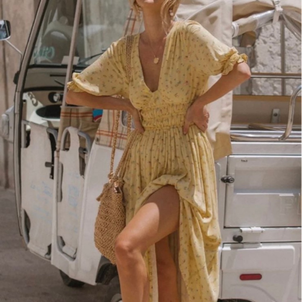 NWT Spell Lemonade Ditsy dress -M